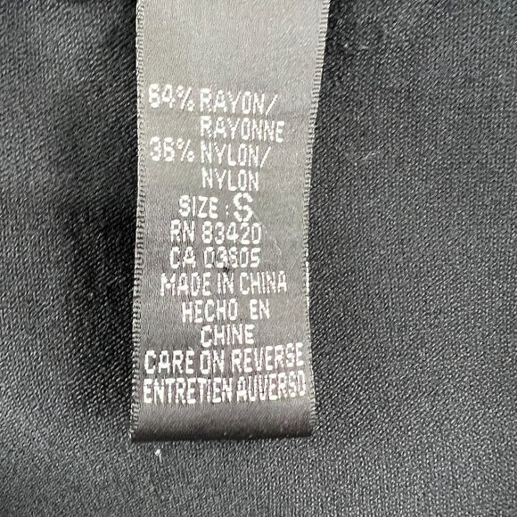 August Silk Knits Womens Top Small Black Embellished‎ Sleeveless Pullover Shirt - Picture 5 of 8